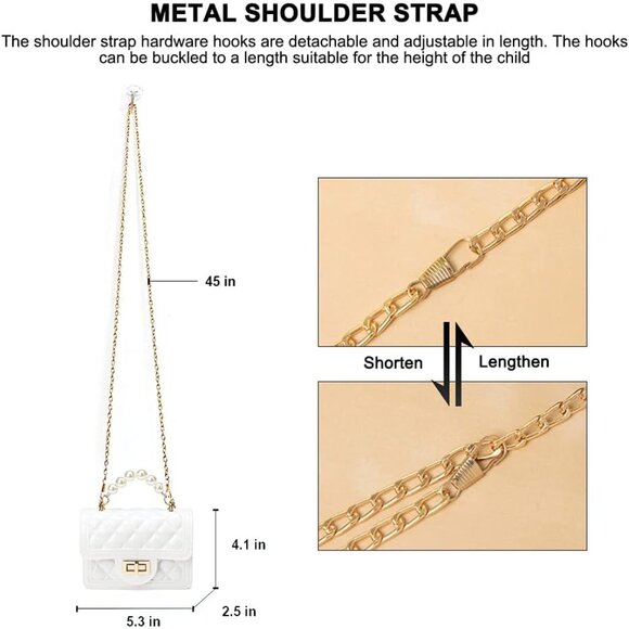 Fashionable Girls Messenger Bag - Silicone Resin Handbag with Detachable Strap - Picture 3 of 6